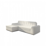 Nurgadiivanvoodi Conforti 275x165x78 cm Valge