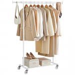 Riidestange 92 kuni 132x45.4x160cm valge