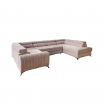 Nurgadiivan Louis 347x202x92 cm Roosa