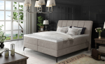 Boxspring voodi Aderito 140X200 143x118 cm Beež