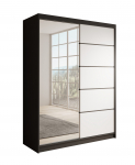 Liugustega Riidekapp Cardi 150 150x200x58 Must