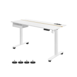 Reguleeritav kirjutuslaud 60 x 140 valge