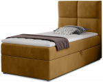 Voodi Rivia 90x200 90x108x209 cm Kollane