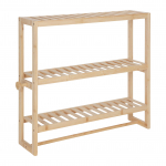 Vannitoa seinariiul 54 x 60 x 15 cm looduslik bambus