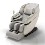 Massaažitool Naxos valge PU-nahk soojendus Bluetooth