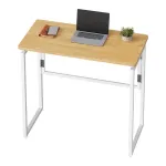 Kokkupandav arvutilaud 80 &times; 40 cm tamme toon terasraam