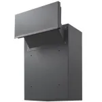 Tugevdatud terasest postkast 32x15,8x43 cm koodlukk