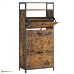 Jalatsikapp 60 x 30 x 130 cm pruun 3 klappi