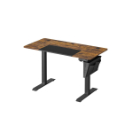 Reguleeritav laud 120 x 60 cm pruun elektrimootoriga