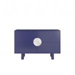 Dancan ZOE kummut 140x90x40 cm sinine MDF ja kvartsdekoor