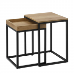 Diivanilauad 2tk 45x40x55cm pruun