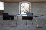 Must s&ouml;&ouml;gilaud Petra 75x190x90 cm MDF teras ja spoon