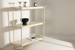 Riiul Heim 120x120 cm valge MDF teras ja 3 tasandit