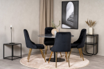 S&ouml;&ouml;gilaua komplekt Estelle 106 cm hall marmor ja toolid