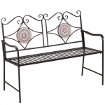Metallist aiapink 121x52x93 cm Pruun