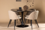 Glade s&ouml;&ouml;gilaua komplekt l&auml;bim&otilde;&otilde;t 100 cm MDF laud must-beež