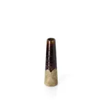 Vaas Amber Cone 11x11x39.5 cm pruun keraamika