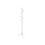 Riidenagi jalaga metallist 47x47x175cm valge