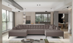 Nurgadiivan Vertizo 350x170x93 cm Pruun