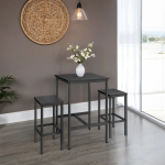 S&ouml;&ouml;gilaua komplekt 60 x 60 x 90 cm 2 tooliga