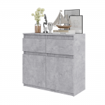 Kummut Noah 80x75x35 cm Betooni Ilme