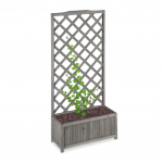 Lillesein istutuskastiga 150x70x30 cm hall kuusepuit