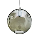 Rippvalgusti The Bubbella Pendant 29x29x33 cm roheline taaskasutatud klaas