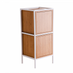 &Ouml;&ouml;kapp SKAP 1R2 102cm valge pruun