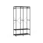 Avatud riidekapp 40 x 95 x 180 cm must