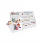 Laste raamaturiiul 30x108.5x75 cm valge