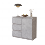 Elutoa kummut Mikel 80x75x35 Betooni Ilme