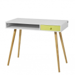 Kirjutuslaud sahtliga 90x45x73 cm valge