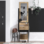 Esikunagi peegliga Olivia pruun