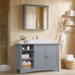 Valamukapp 30x90x60 cm tuvihall MDF 2 ust ja riiulid