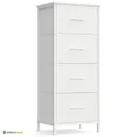 Sahtlitega hoiukapp 39,6 &times; 30 &times; 95,2 cm valge
