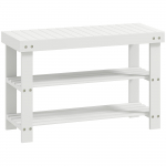 Jalatsiriiul 70x28x45 cm valge bambus