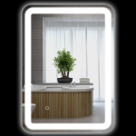 Vannitoa peegel 50x70 cm h&otilde;be LED-valgustus IP44