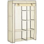 Riidest riidekapp kreemjas 103 &times; 43 &times; 162,5 cm