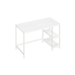 Kontorilaud riiuliga vaher valge