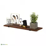 Seinariiulid 2 tk 60 x 20 x 15 cm pruun MDF ja teras
