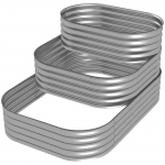 Metallist lillekast 158x109x82 cm H&otilde;bedane