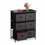 Kummut 73 x 60 x 32 cm 6 kangast sahtlit MDF-peal