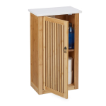 Vannitoakapp 60 x 34,5 x 21 cm bambus ja MDF