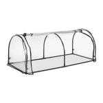 Kasvuhoone 50 x 130 x 60 cm l&auml;bipaistev PVC kattega