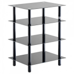 Abilaud 60x45.5x77 cm Must Klaas