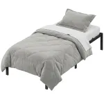 Voodiraam 90 &times; 200 cm tindimust teras ja hoiuruum
