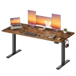 K&otilde;rgust reguleeritav laud 160 x 70 cm pruun 70 kg