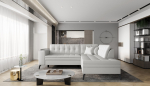Nurgadiivan Lanvin 260x210x93 cm Valge