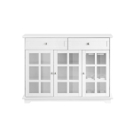 Kummut sahtlitega 119 x 40 x 90 cm valge 3 ust MDF