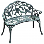 Metallist aiapink 100x54x78 cm 2-istmeline roheline